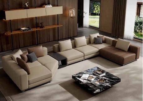 Italian Luxury Leather Sofa